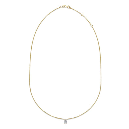 0.30 CT Pear Solitaire CVD F/VS Diamond Necklace 5
