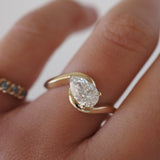 2 CT Round Halo & Pave Lab Grown Diamond Engagement Ring
