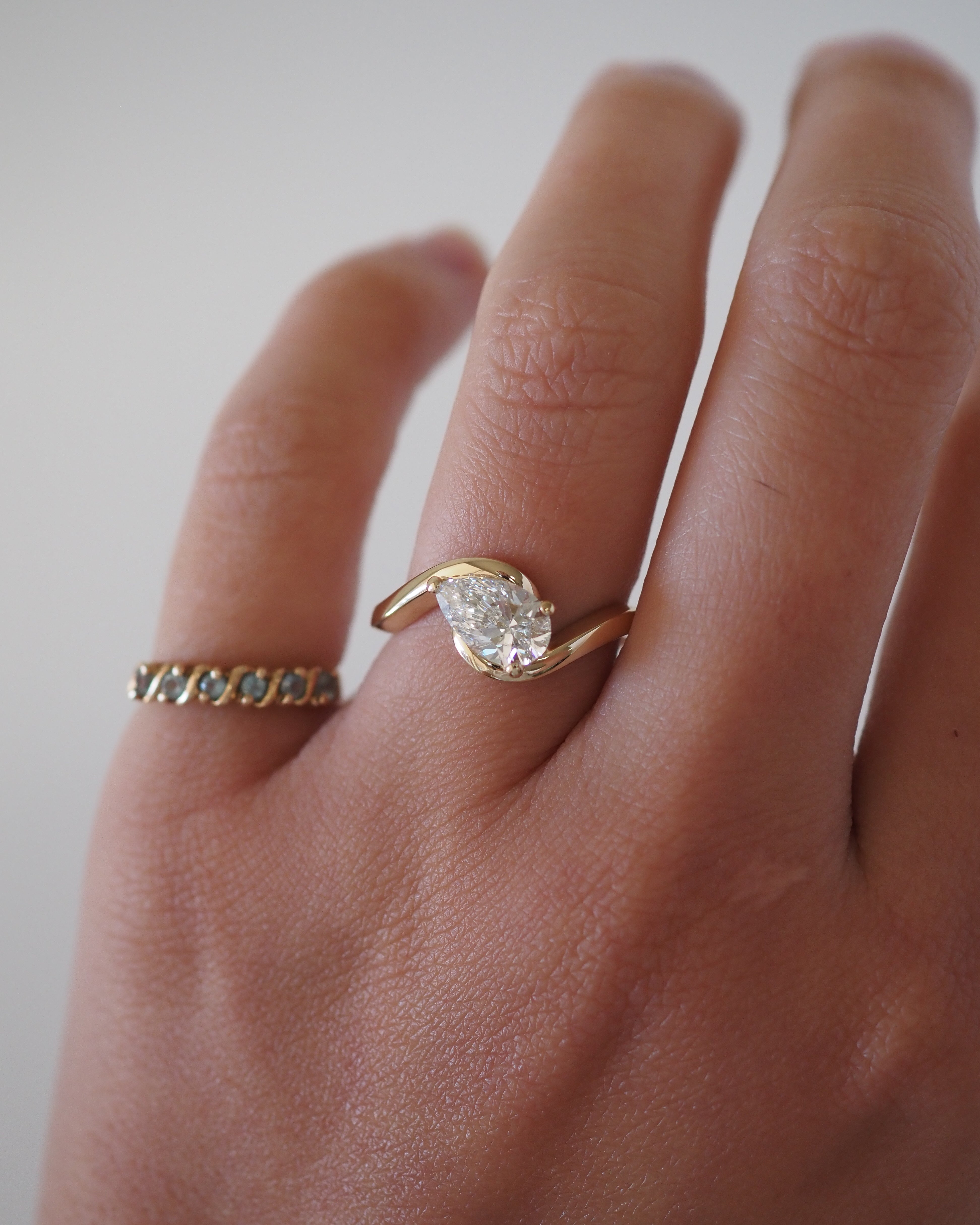 2 CT Round Halo & Pave Lab Grown Diamond Engagement Ring