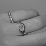 2 CT Round Halo & Pave Lab Grown Diamond Engagement Ring