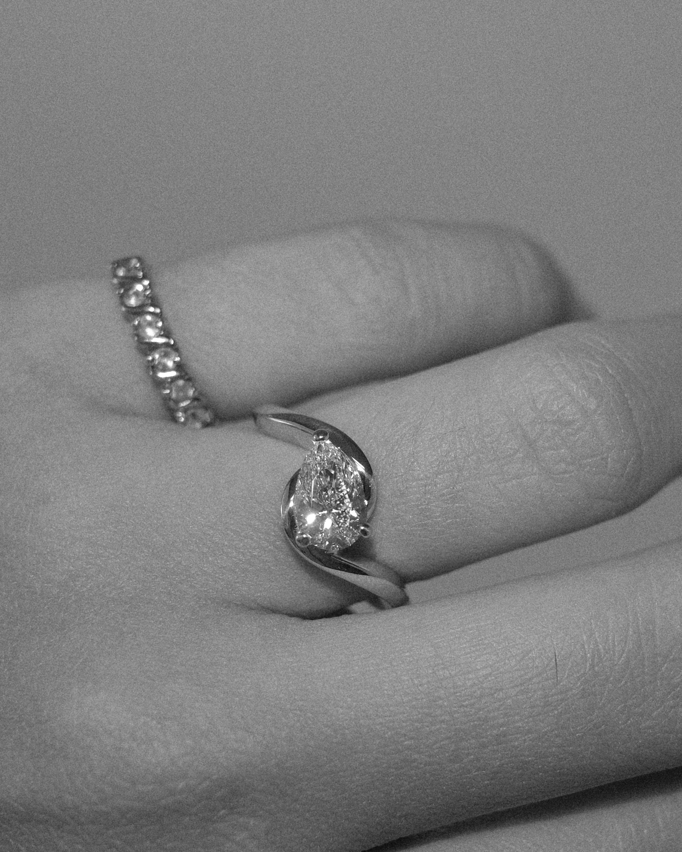 2 CT Round Halo & Pave Lab Grown Diamond Engagement Ring