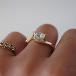 2 CT Round Halo & Pave Lab Grown Diamond Engagement Ring