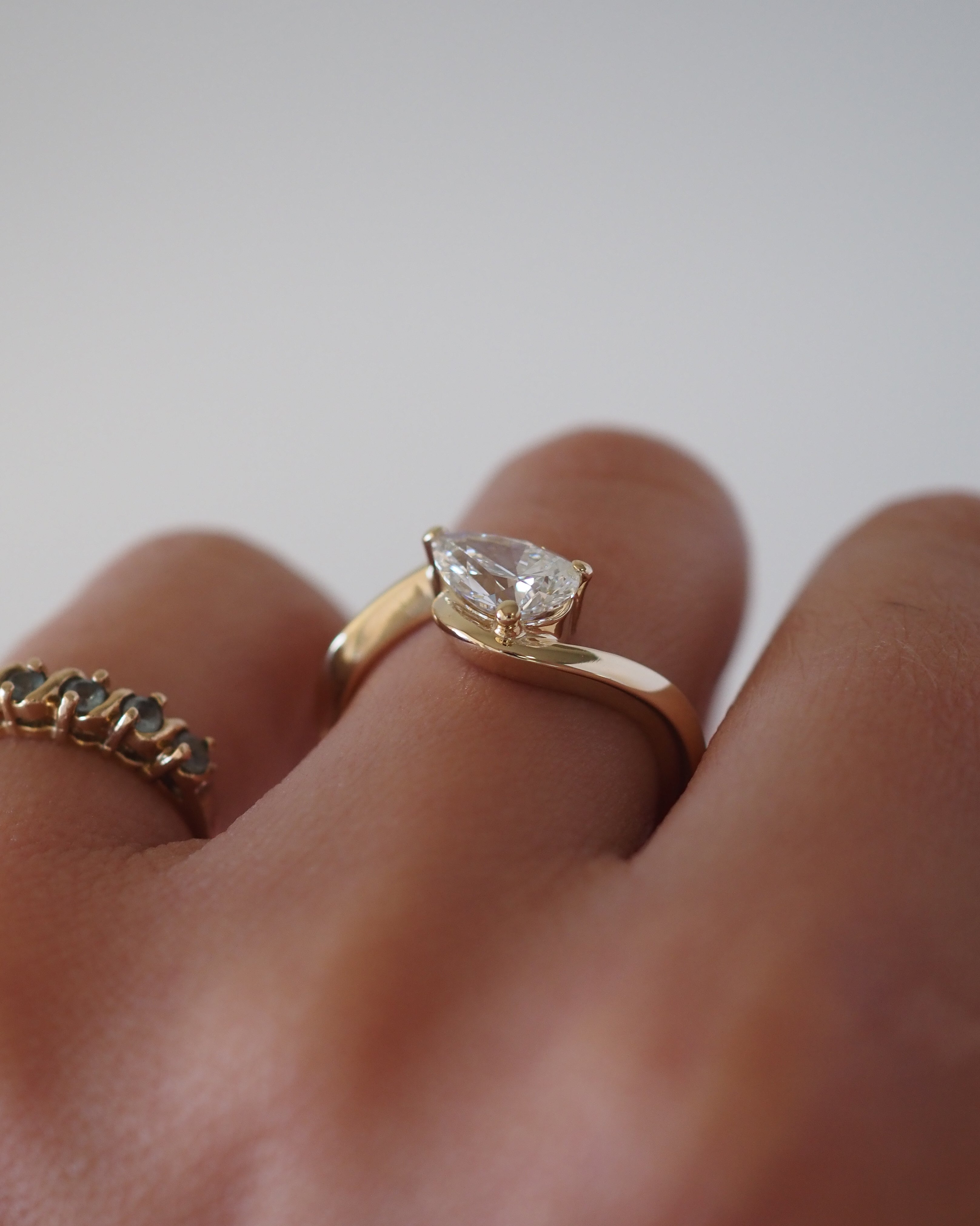 2 CT Round Halo & Pave Lab Grown Diamond Engagement Ring