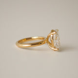 2 CT Round Halo & Pave Lab Grown Diamond Engagement Ring