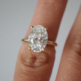 2 CT Round Halo & Pave Lab Grown Diamond Engagement Ring