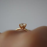 2 CT Round Halo & Pave Lab Grown Diamond Engagement Ring