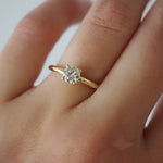 2 CT Round Halo & Pave Lab Grown Diamond Engagement Ring