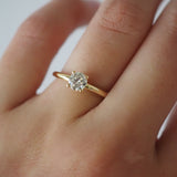 2 CT Round Halo & Pave Lab Grown Diamond Engagement Ring