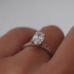 2 CT Round Halo & Pave Lab Grown Diamond Engagement Ring
