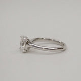 2 CT Round Halo & Pave Lab Grown Diamond Engagement Ring