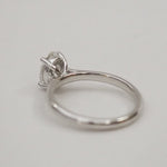 2 CT Round Halo & Pave Lab Grown Diamond Engagement Ring