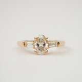 2 CT Round Halo & Pave Lab Grown Diamond Engagement Ring