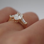 2 CT Round Halo & Pave Lab Grown Diamond Engagement Ring