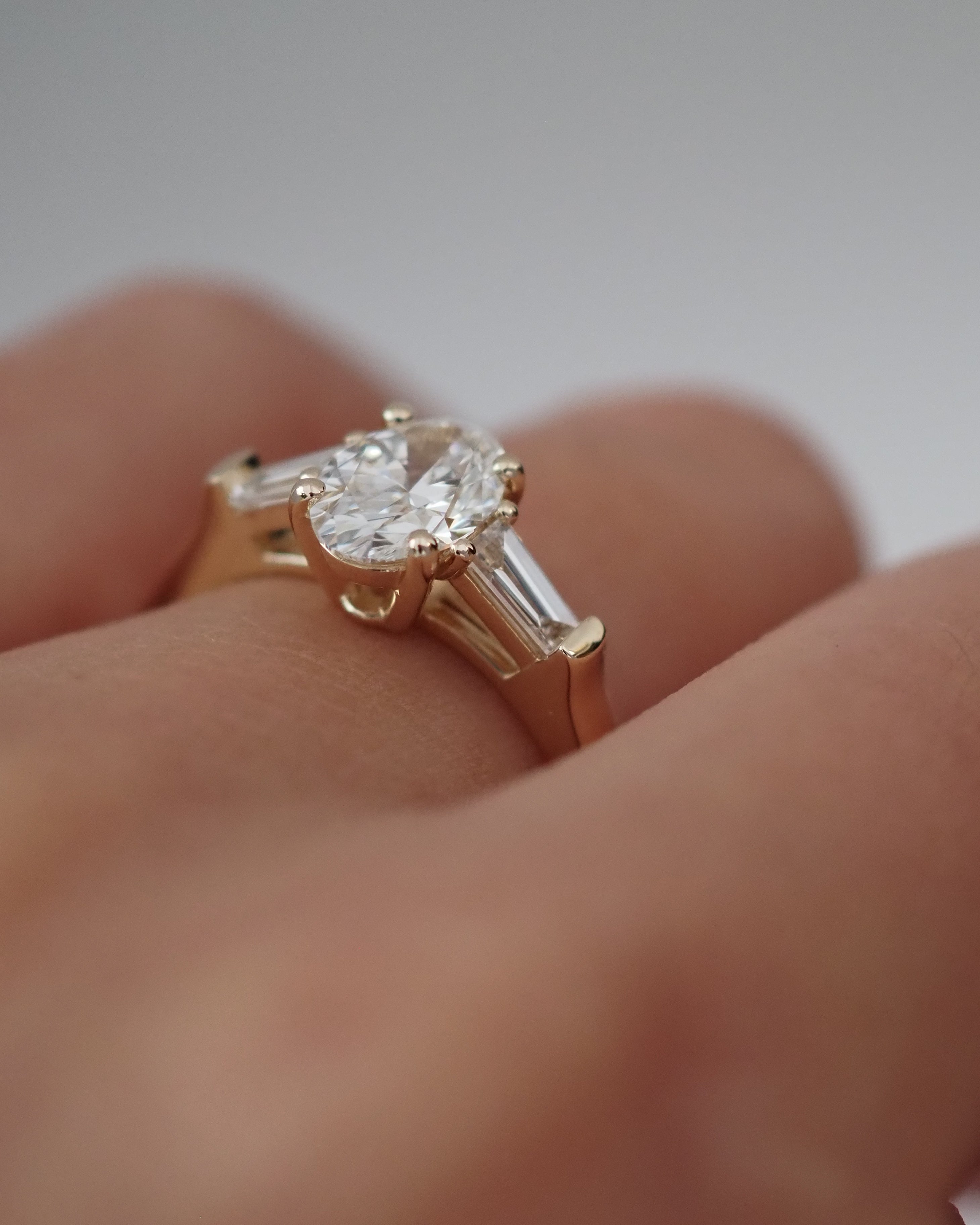 2 CT Round Halo & Pave Lab Grown Diamond Engagement Ring