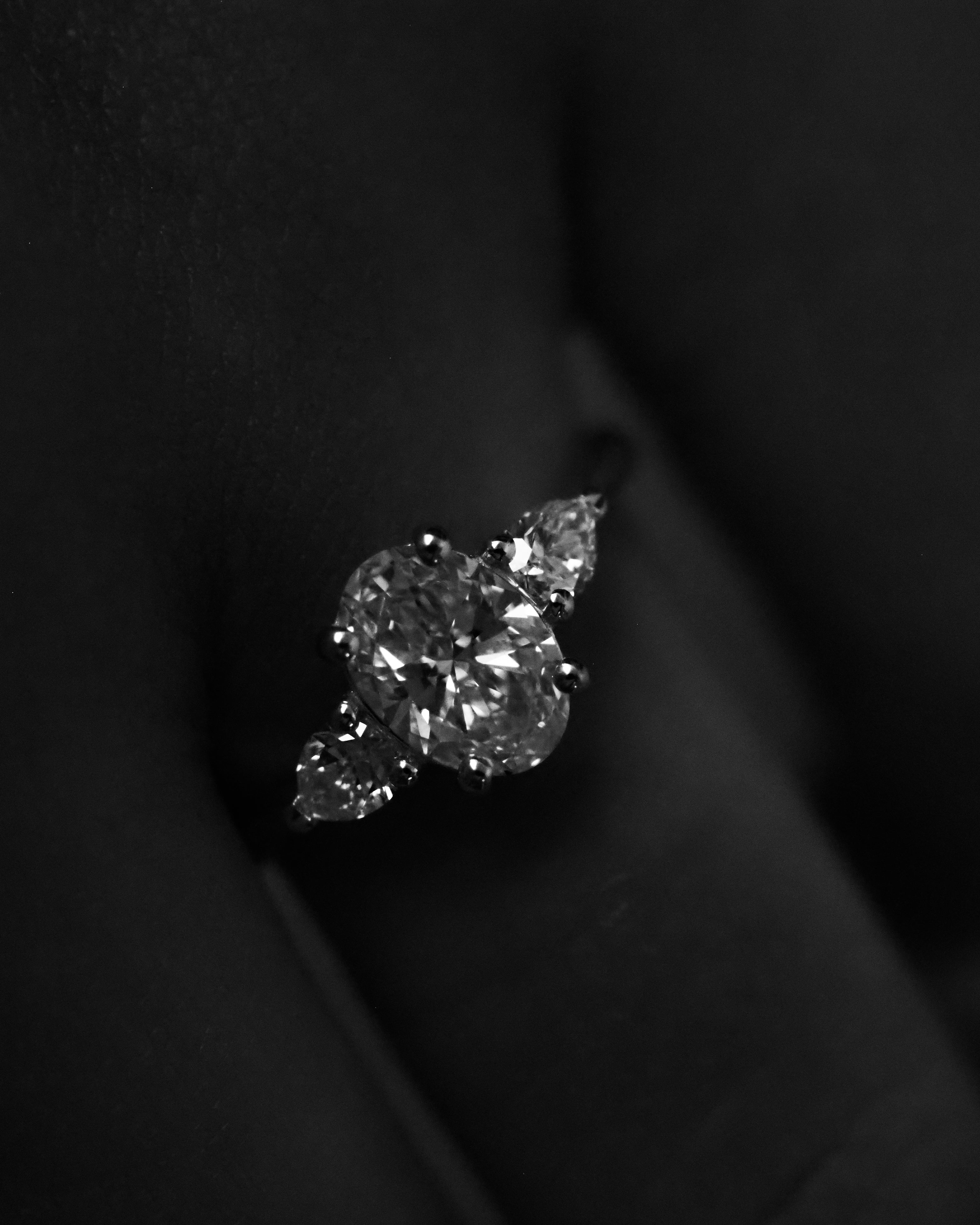 2 CT Round Halo & Pave Lab Grown Diamond Engagement Ring
