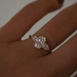 2 CT Round Halo & Pave Lab Grown Diamond Engagement Ring