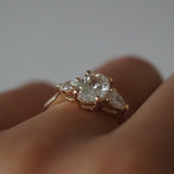 2 CT Round Halo & Pave Lab Grown Diamond Engagement Ring