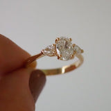 2 CT Round Halo & Pave Lab Grown Diamond Engagement Ring