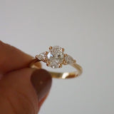 2 CT Round Halo & Pave Lab Grown Diamond Engagement Ring