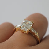 2 CT Round Halo & Pave Lab Grown Diamond Engagement Ring