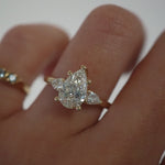 2 CT Round Halo & Pave Lab Grown Diamond Engagement Ring