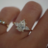 2 CT Round Halo & Pave Lab Grown Diamond Engagement Ring