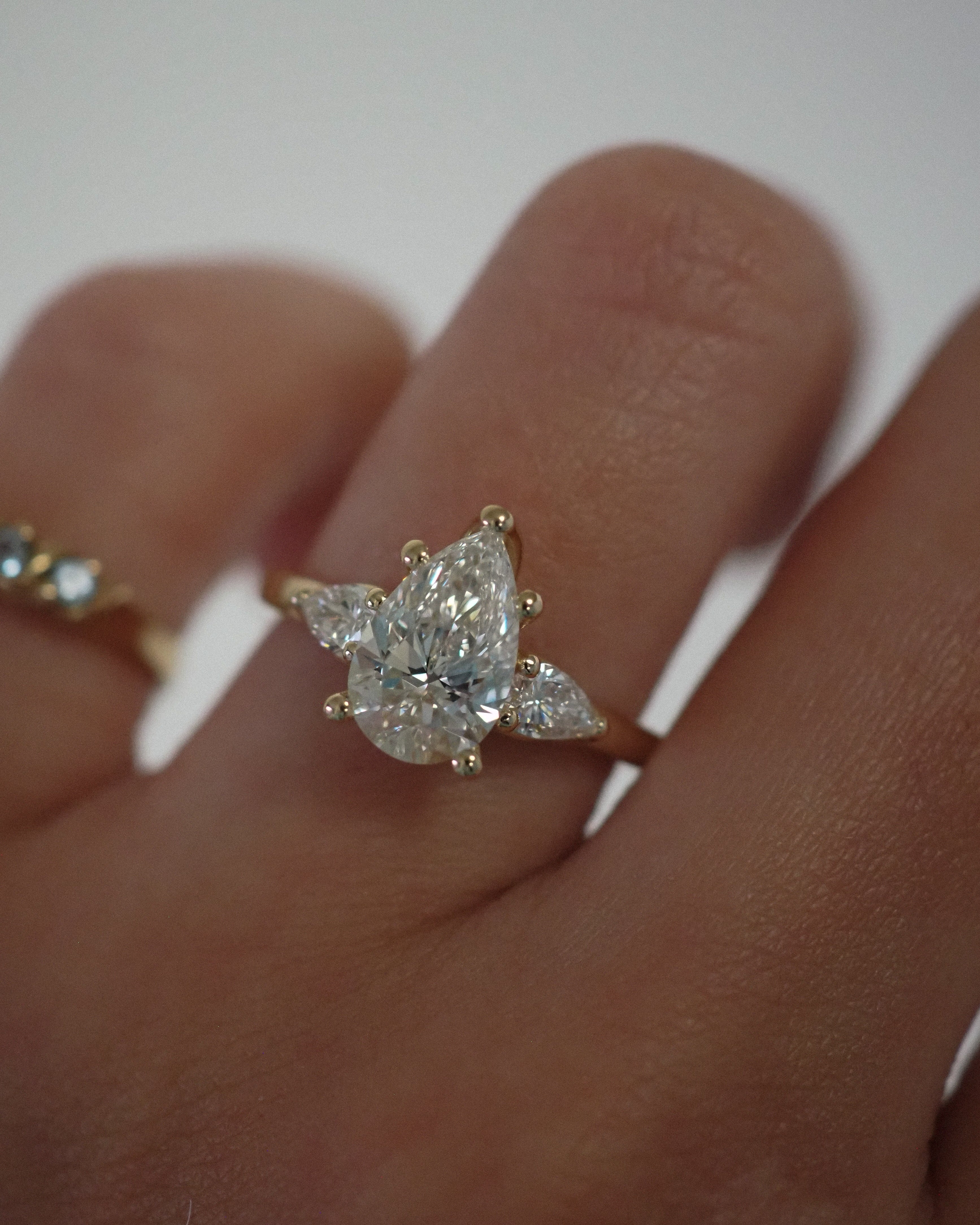 2 CT Round Halo & Pave Lab Grown Diamond Engagement Ring