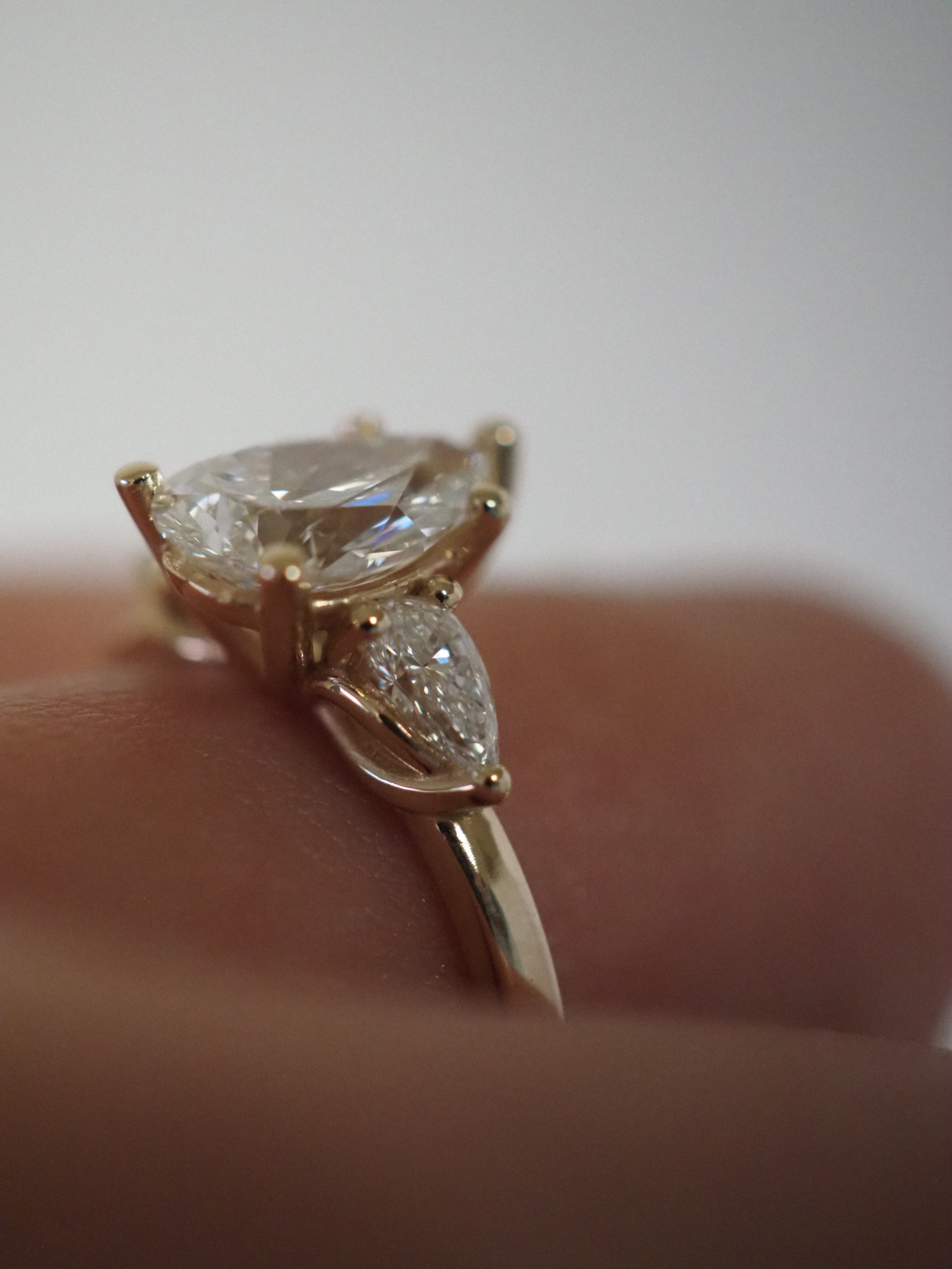 2 CT Round Halo & Pave Lab Grown Diamond Engagement Ring