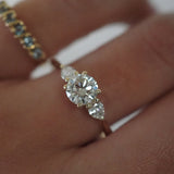 2 CT Round Halo & Pave Lab Grown Diamond Engagement Ring