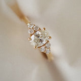 2 CT Round Halo & Pave Lab Grown Diamond Engagement Ring