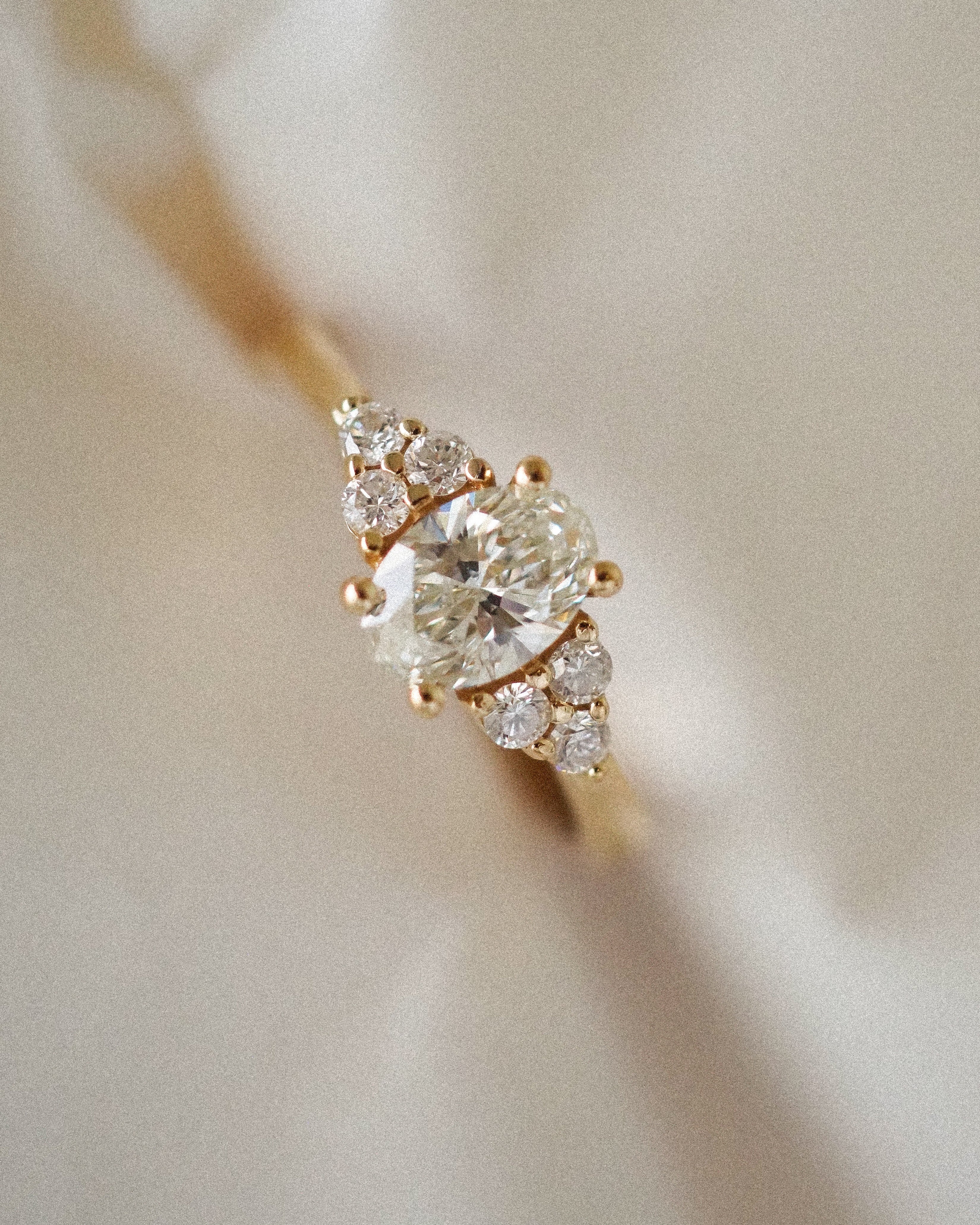 2 CT Round Halo & Pave Lab Grown Diamond Engagement Ring