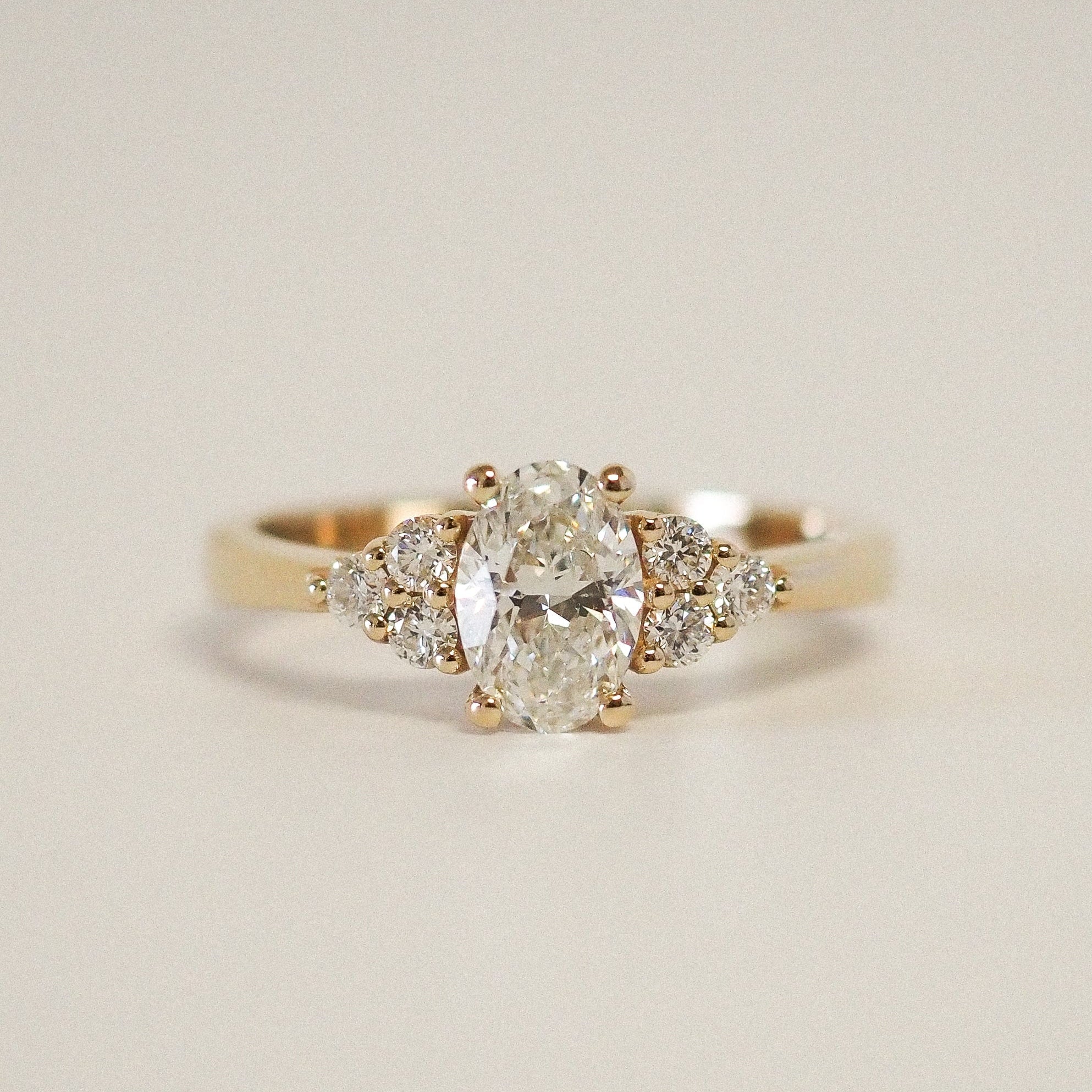 2 CT Round Halo & Pave Lab Grown Diamond Engagement Ring