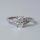 2 CT Round Halo & Pave Lab Grown Diamond Engagement Ring