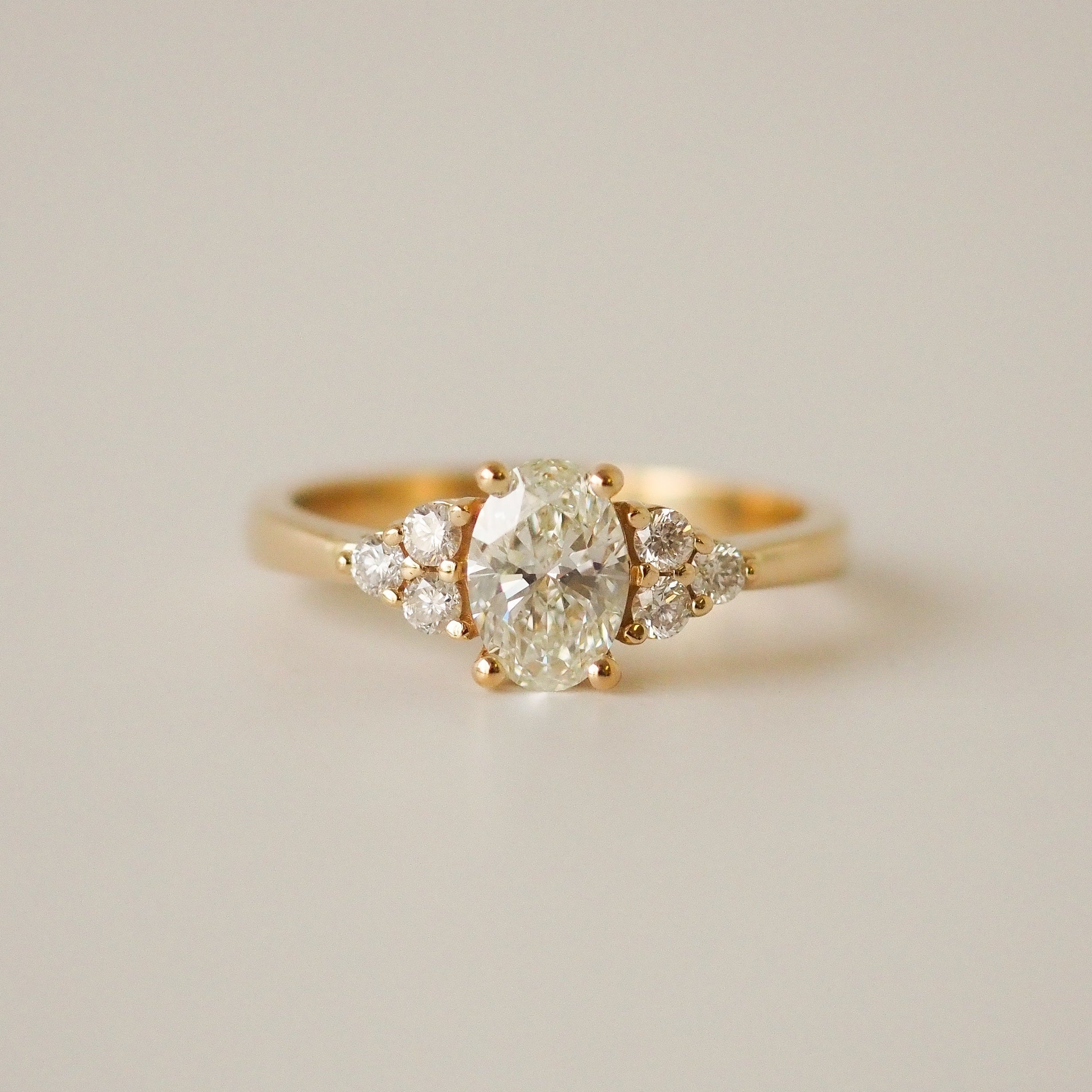 2 CT Round Halo & Pave Lab Grown Diamond Engagement Ring