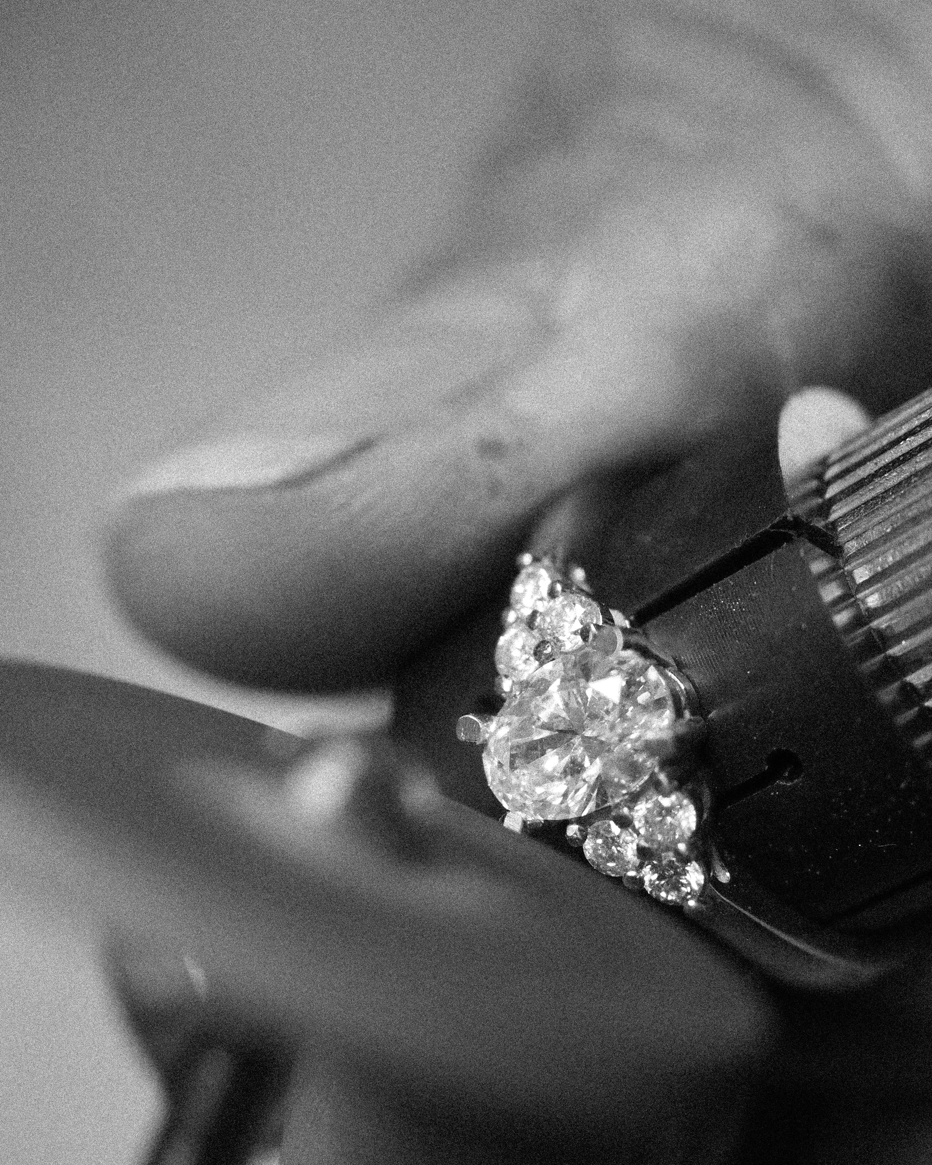2 CT Round Halo & Pave Lab Grown Diamond Engagement Ring