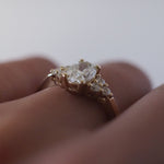 2 CT Round Halo & Pave Lab Grown Diamond Engagement Ring