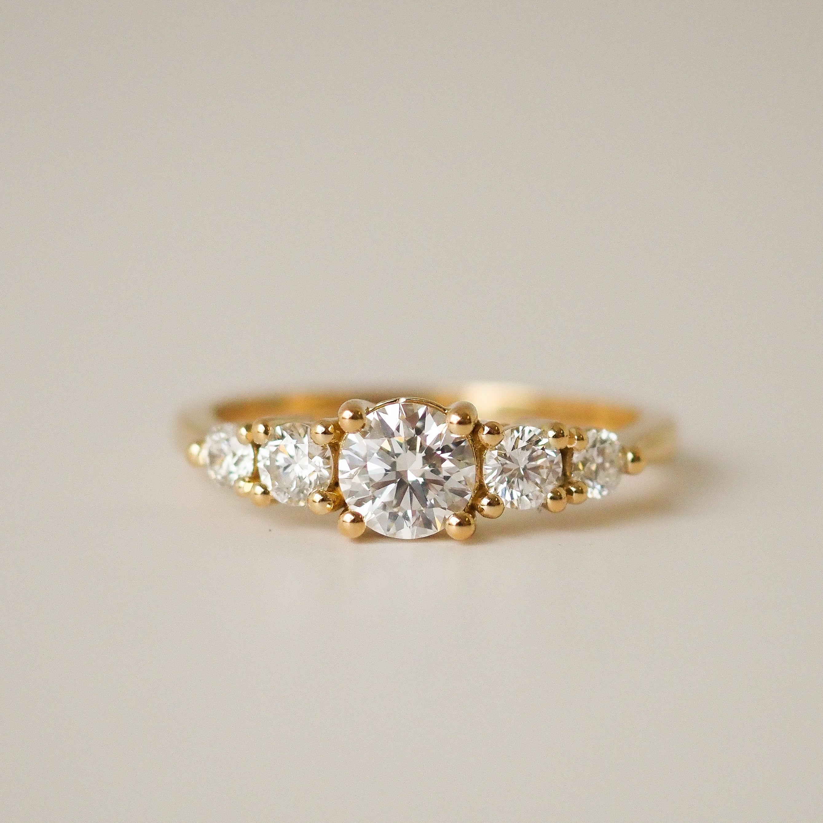 2 CT Round Halo & Pave Lab Grown Diamond Engagement Ring