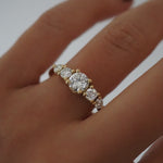 2 CT Round Halo & Pave Lab Grown Diamond Engagement Ring