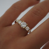 2 CT Round Halo & Pave Lab Grown Diamond Engagement Ring