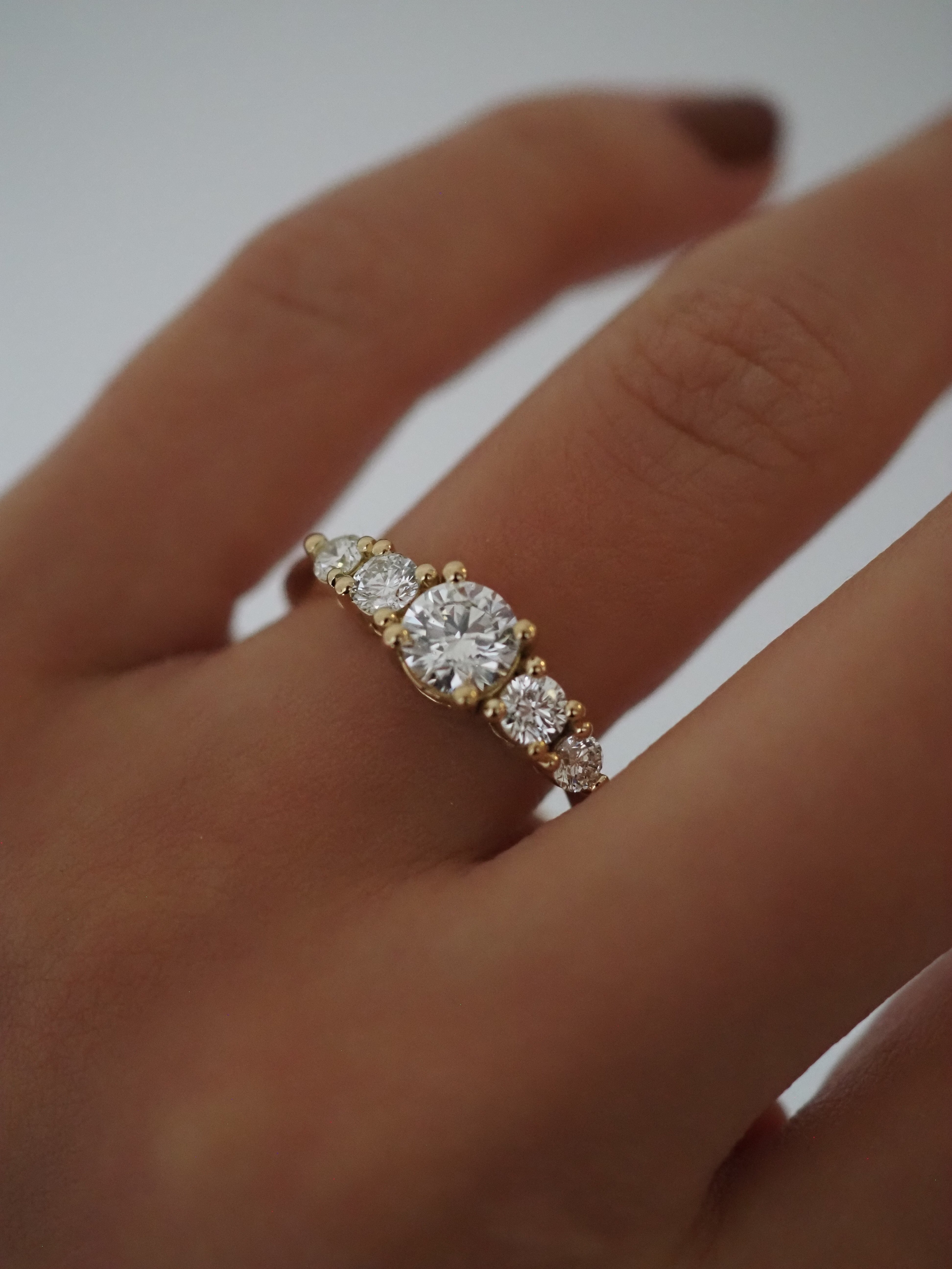 2 CT Round Halo & Pave Lab Grown Diamond Engagement Ring