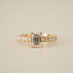 2 CT Round Halo & Pave Lab Grown Diamond Engagement Ring