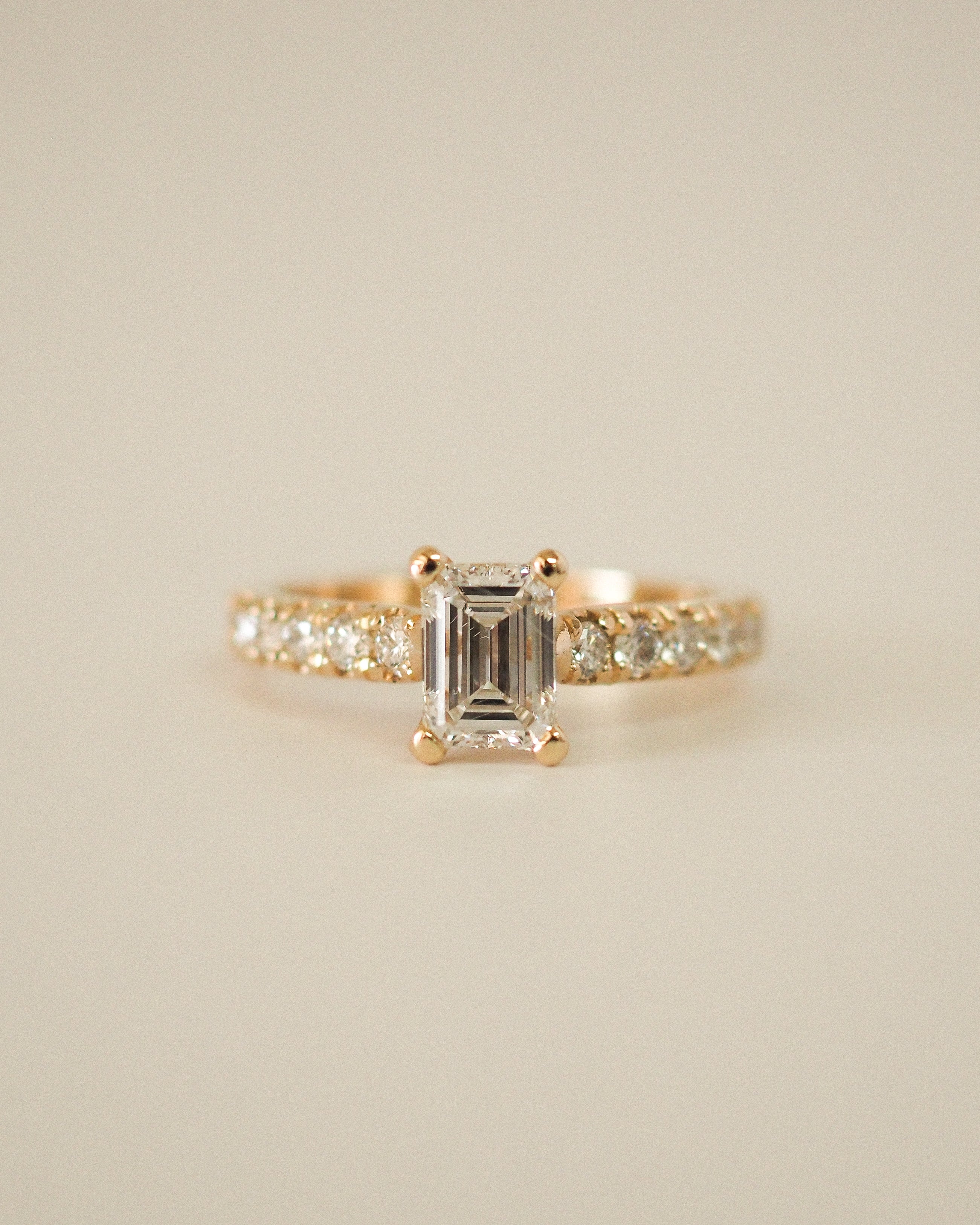 2 CT Round Halo & Pave Lab Grown Diamond Engagement Ring