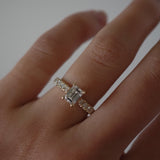 2 CT Round Halo & Pave Lab Grown Diamond Engagement Ring