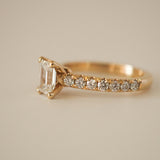 2 CT Round Halo & Pave Lab Grown Diamond Engagement Ring