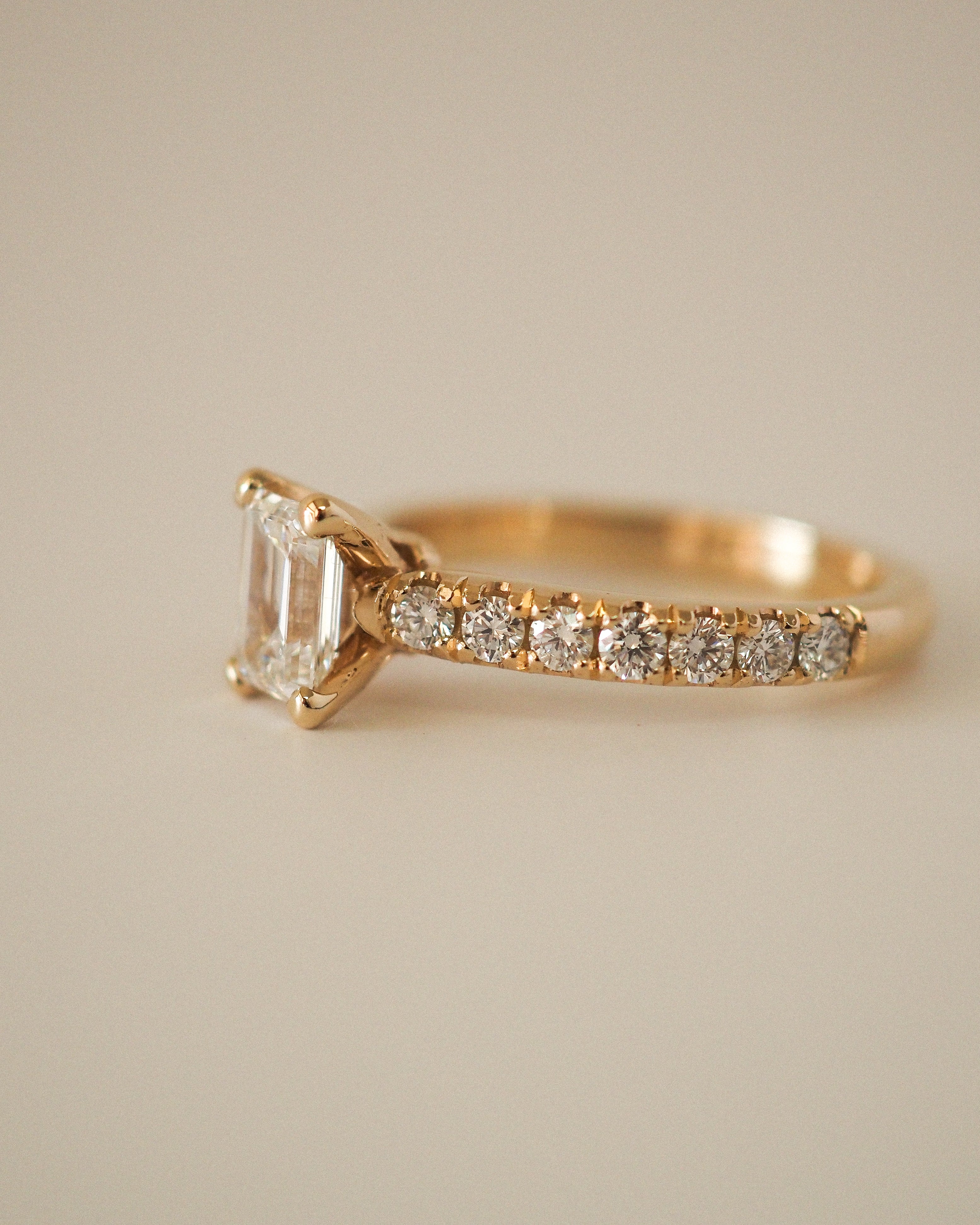 2 CT Round Halo & Pave Lab Grown Diamond Engagement Ring