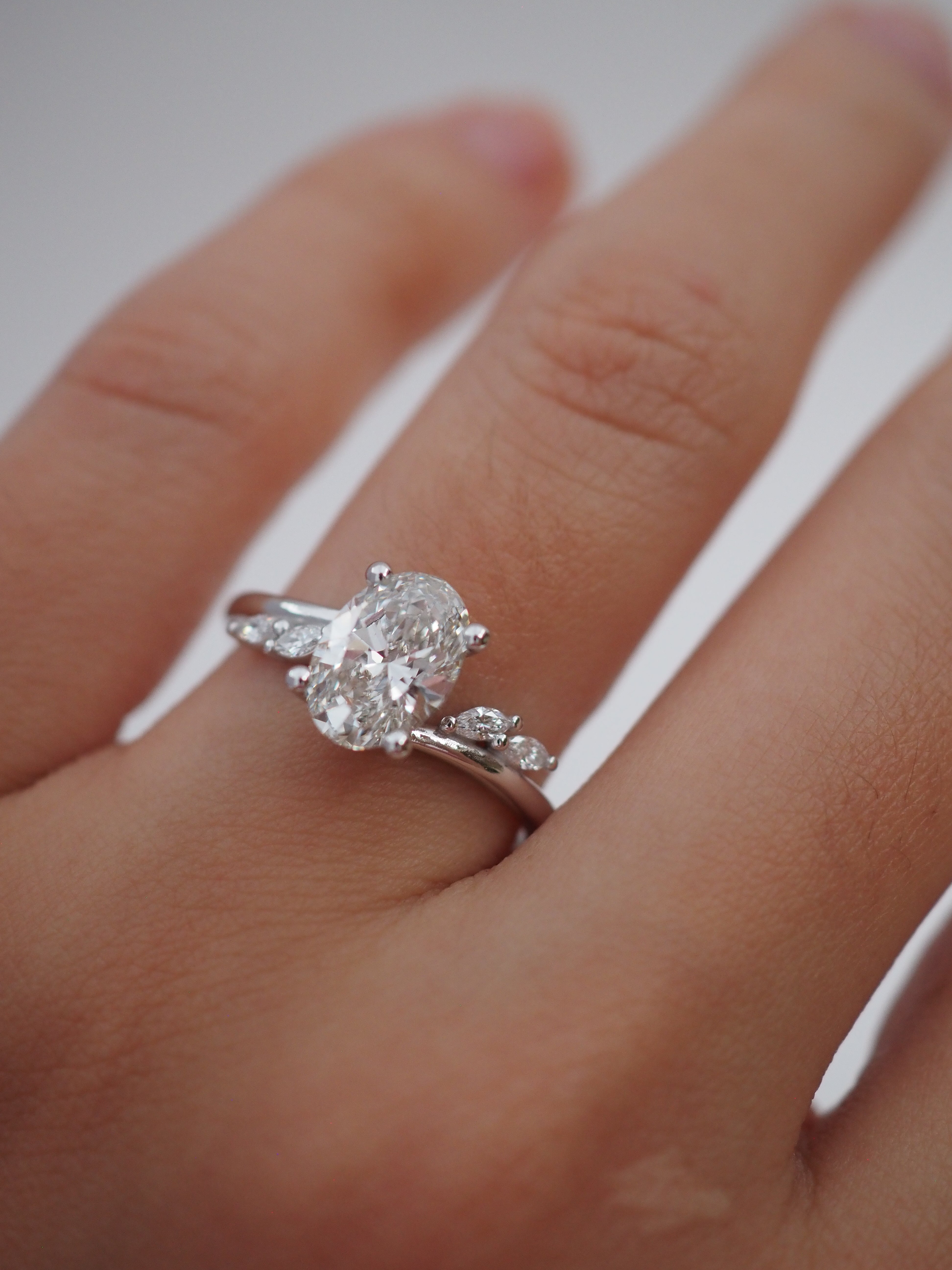 2 CT Round Halo & Pave Lab Grown Diamond Engagement Ring