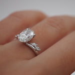 2 CT Round Halo & Pave Lab Grown Diamond Engagement Ring