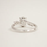 2 CT Round Halo & Pave Lab Grown Diamond Engagement Ring