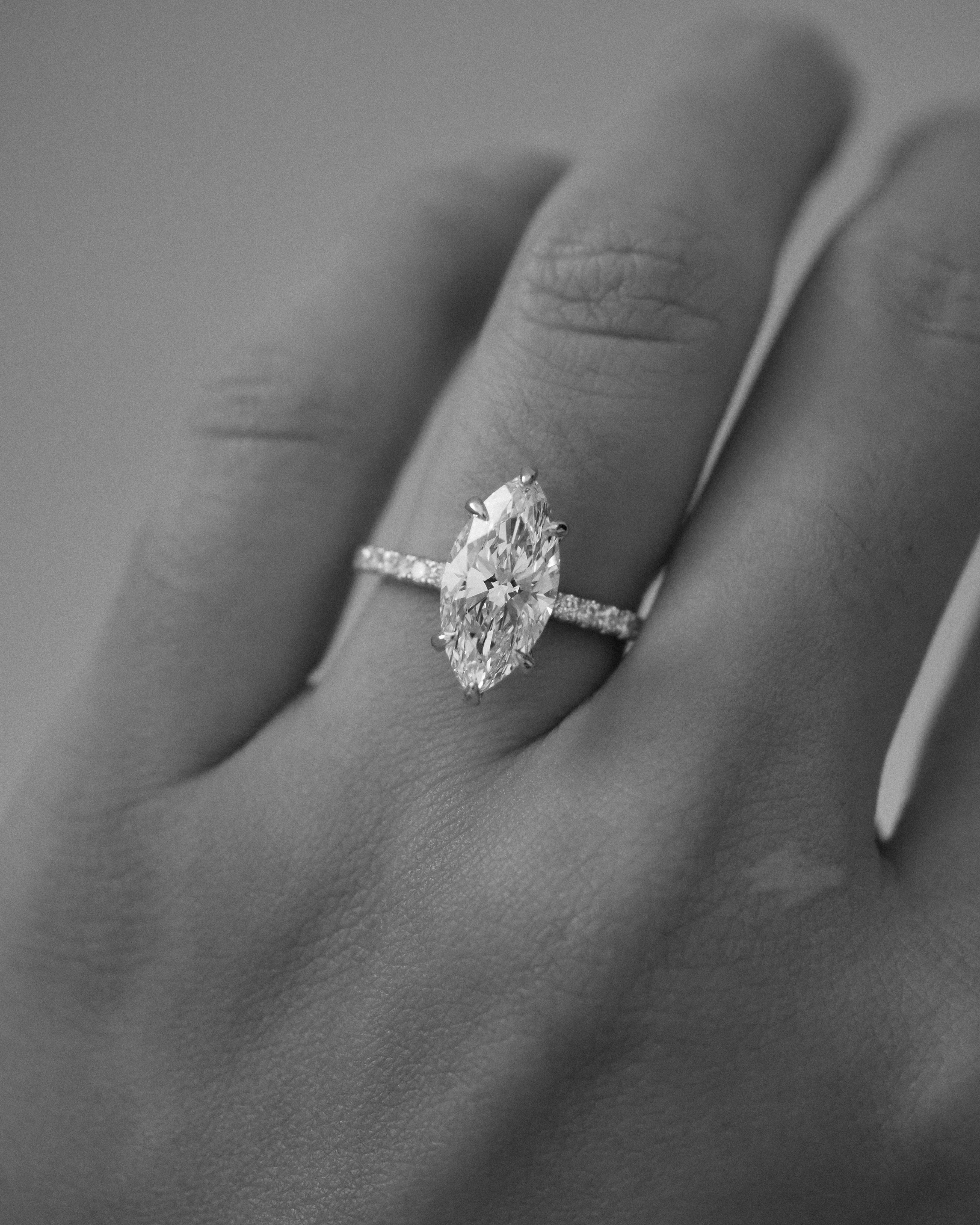 2 CT Round Halo & Pave Lab Grown Diamond Engagement Ring