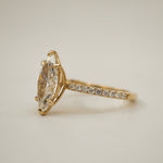 2 CT Round Halo & Pave Lab Grown Diamond Engagement Ring